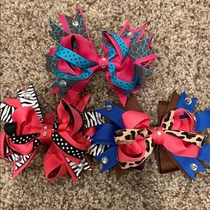 Mixed print, Custom Hair Bows